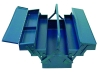 Stahlblech Werkzeugkasten "Profi", 5-tlg, Farbe Blau, 530x200x200mm