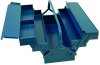 Stahlblech Werkzeugkasten Standard, 3-tlg, Farbe Blau, 430x200x150mm
