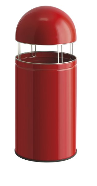 Abfallbehälter Abfallsammler Wesco Big Cap, 120 Liter, Farbe Rot