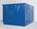 Gefahrstoffcontainer Begehbar, WHG-5L verz. u. lack, 4100x2800x2300, 2-flügelig, 11m², 1000kg Tragl