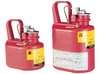 Sicherheitsbehälter aus Polyethylen, 2 Liter, 140 x 235 x 220 mm, Farbe Rot
