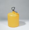 Sicherheitsbehälter aus Polyethylen, 11 Liter, Ø320 x 330mm, Farbe Gelb