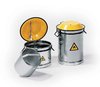 Waschbehälter Tauchbehälter Reinigungsbehälter aus Edelstahl, 10 Liter, Ø270x270mm