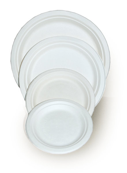 Einweg-Geschirr Teller Rund, Ø15cm, Weiß, entspricht HACCP, 1000 Stück