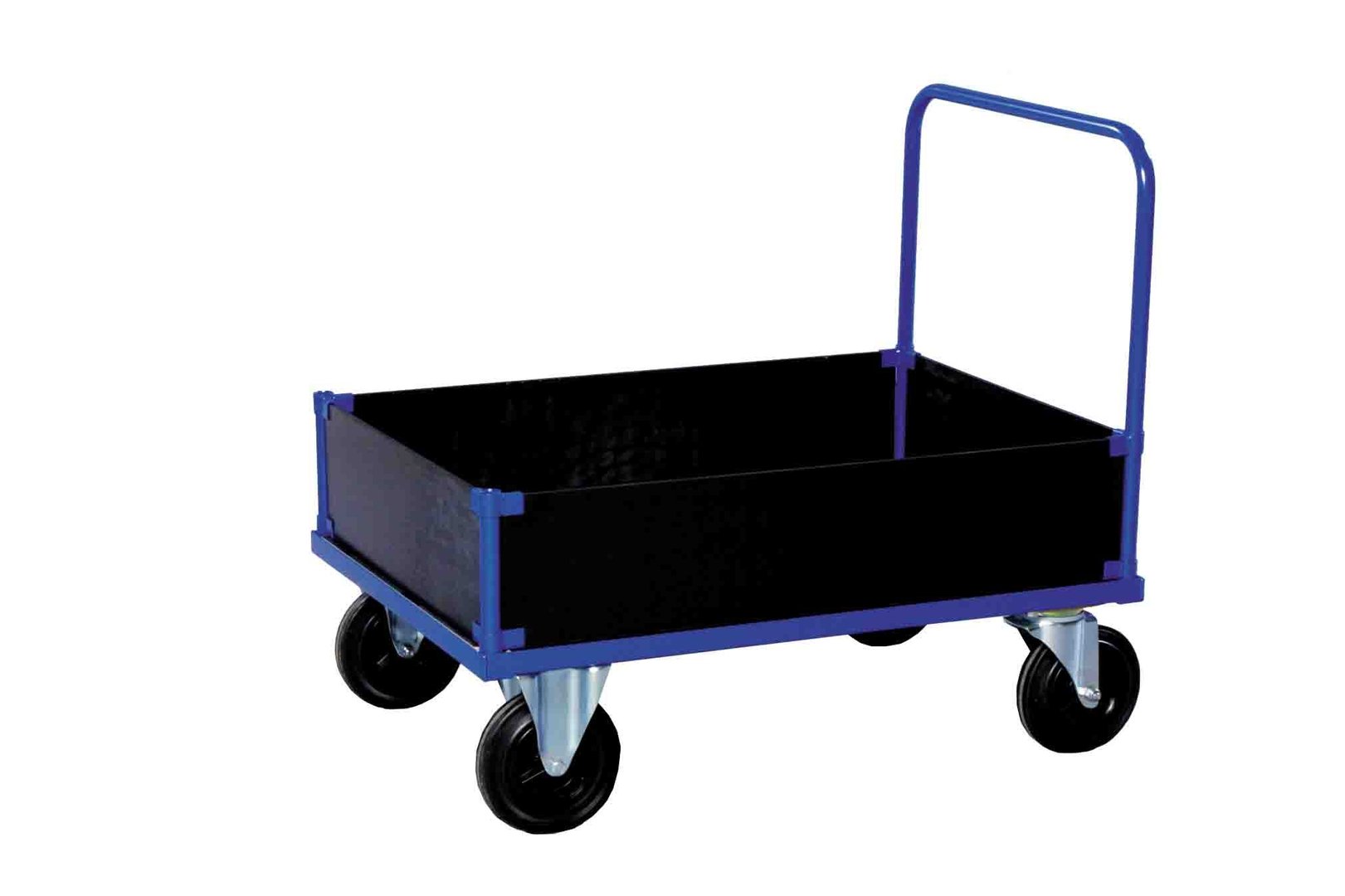 Plattformwagen Transportwagen, KM335-2LB, 1000x700x900mm, MDF-Boden, Tragf. 500kg, lackiert, Blau