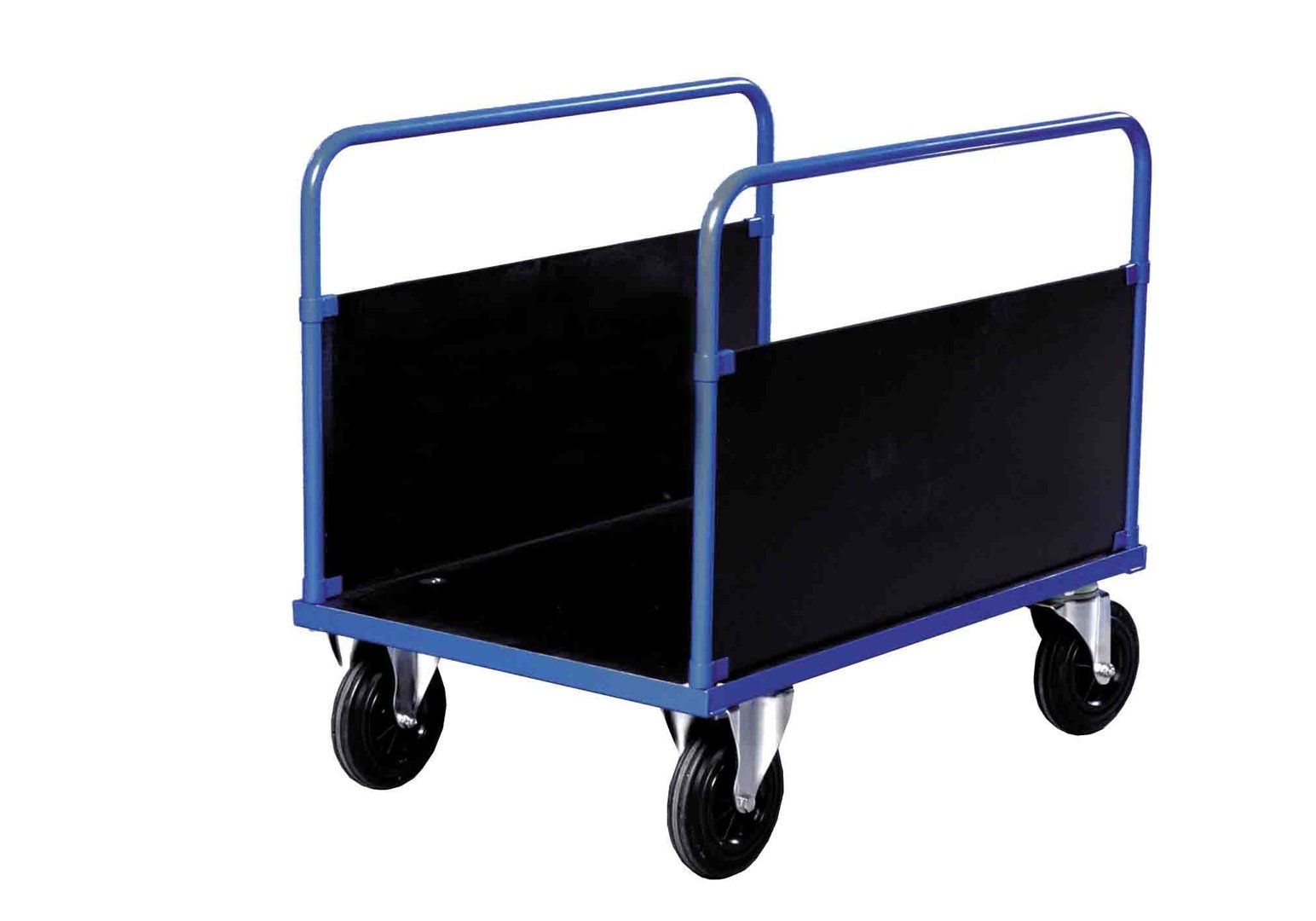 Plattformwagen Transportwagen, KM336-2B, 1000x700x900mm, MDF-Boden, Tragf. 500kg, lackiert, Blau