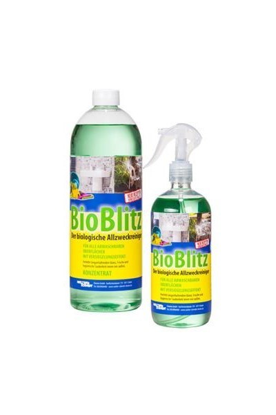 BioBlitz Reiniger Konzentrat 1 ltr. Flasche, 50 Kartons = 1 Palette