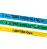 Ortungsband Trassenwarnband "ACHTUNG ABWASSERLEITUNG", 40mm breit, 250m lang, Grün