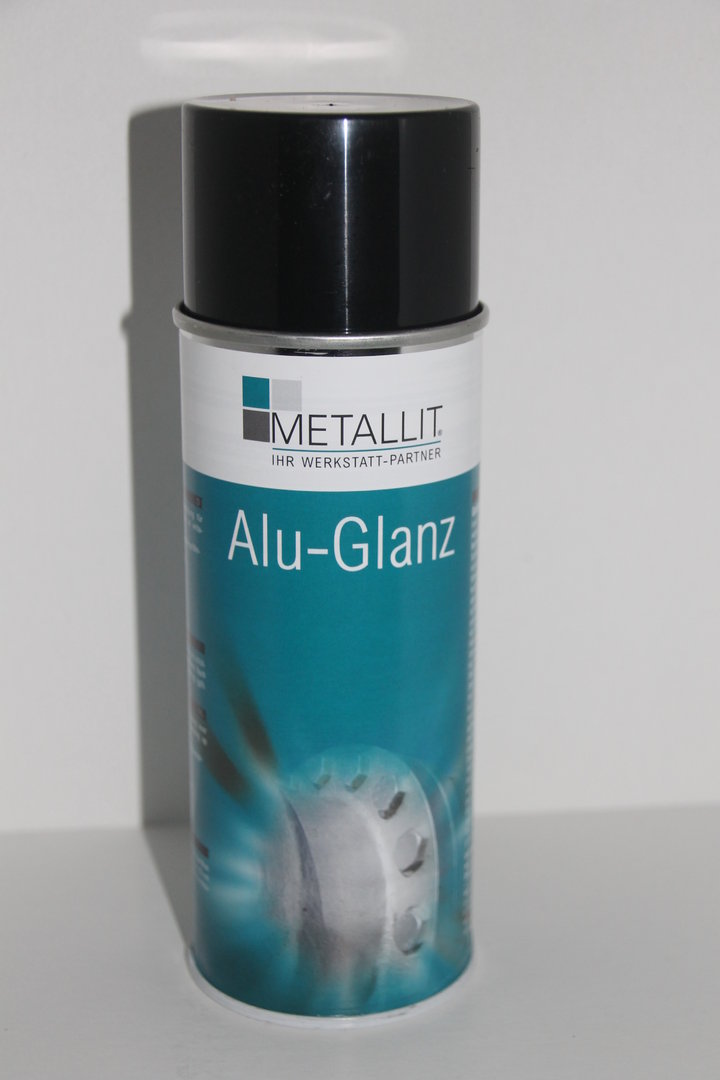 Alu-Glanz Metallit, Aluminiumbeschichtung, Hochglanz, Abriebfest, 400ml Dose