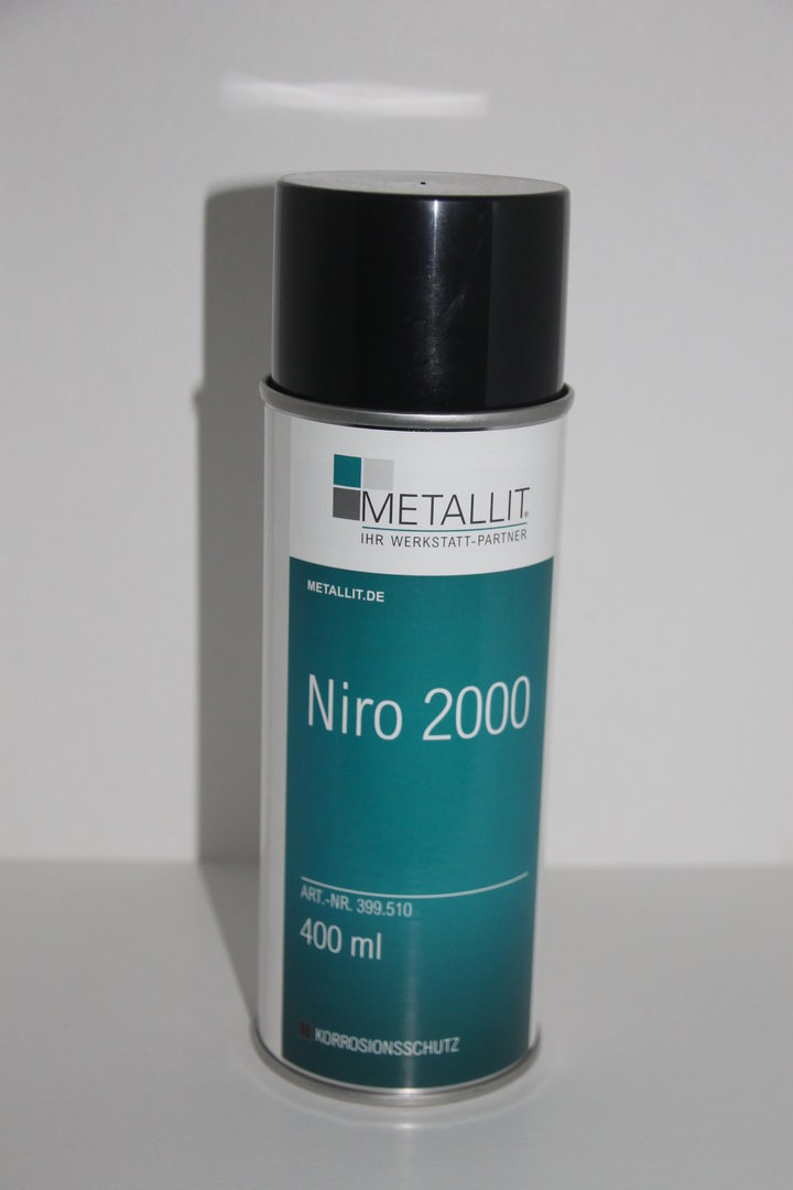 Niro 2000 Metallit, Oberflächenbeschichtung, abriebfest, schlagfest, 400ml Dose