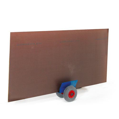 Plattenroller, 320x320mm, Tragf. 200kg, blau