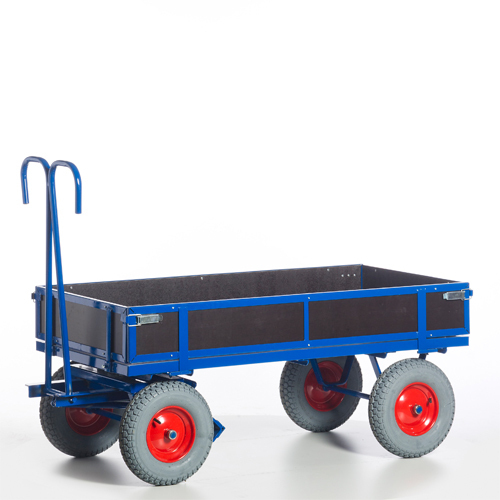 Handpritschenwagen, 960x660mm, Tragf. 700kg, blau