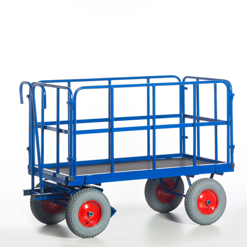 Handpritschenwagen, 930x630mm, Tragf. 700kg, blau